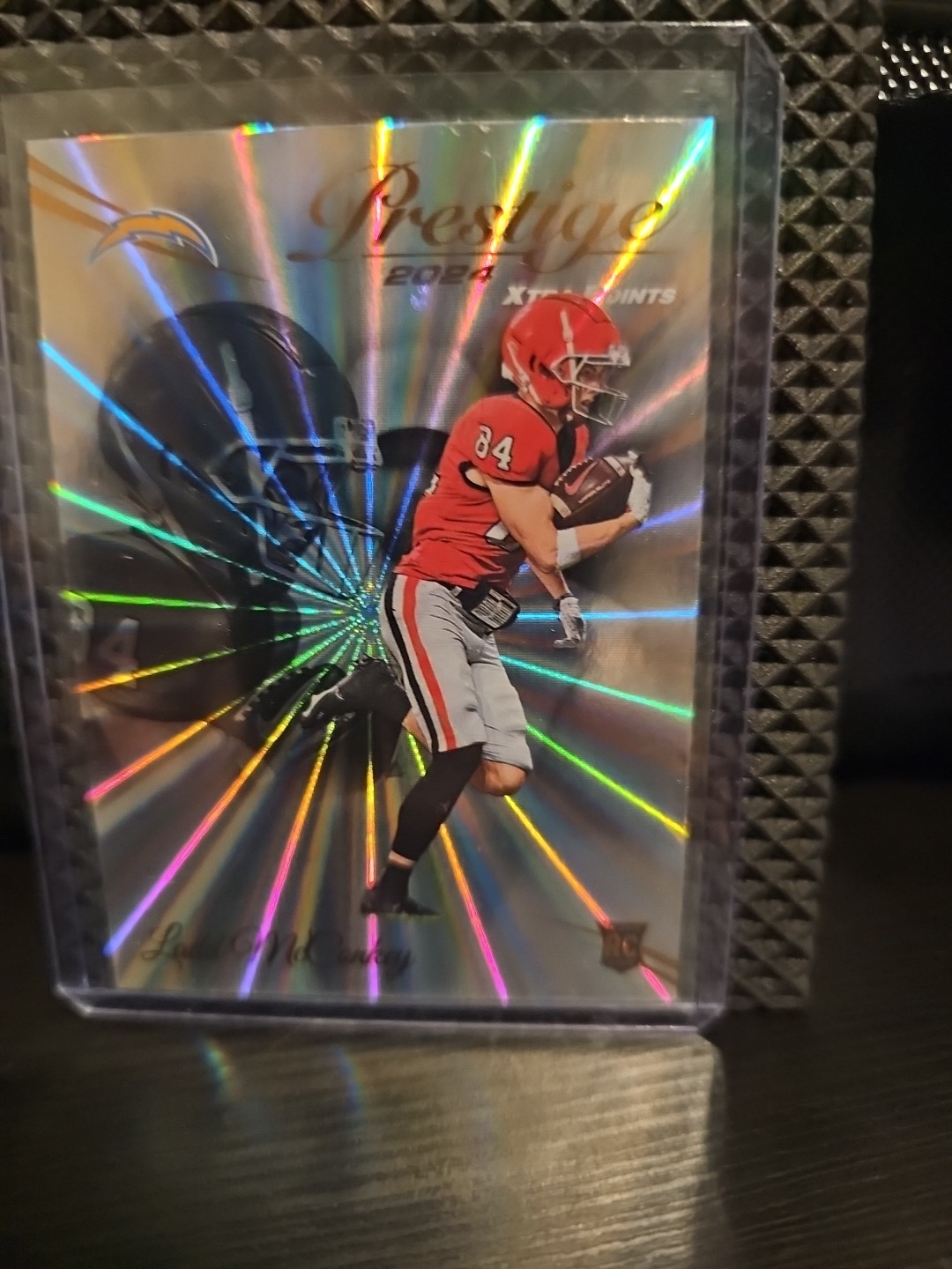 2024 Panini Prestige - Rookies Ladd McConkey #331 Xtra Points Sunburst (RC)