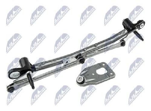 NTY Wiper Arm Rod EMW-PL-008 for Fiat Front, Reinforced, Without Electric Motor