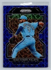2022 Panini Prizm #251 Isiah Kiner-Falefa Blue Velocity Prizm