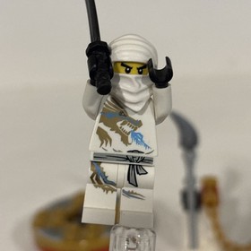 LEGO Ninjago Zane DX Minifigure Weapons Card And Spinner (2171,2260) njo0018 