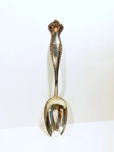 Lovely Sterling Vegetable Server Fork by Towle Canterberry Pattern 54gr -7 1/2 i