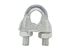 1/4" Galvanized Malleable Wire Rope Clips (50-Pack)