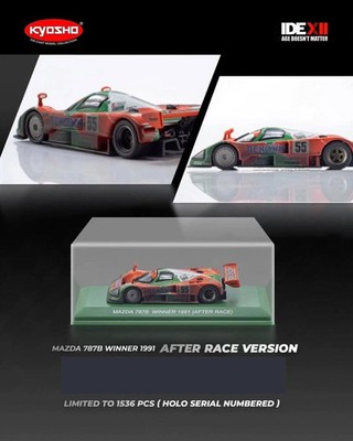 ミニカー KYOSHO 1/64 MAZDA 787B AFTER RACE KYOSHO 1/64 MAZDA 787B (After Race Version) 2025 INDONESIA Diecast