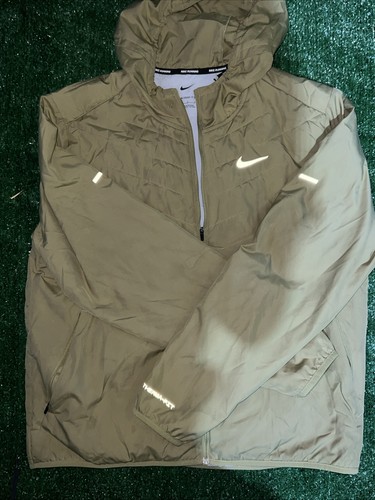 Nike Jacket Men's Therma-Fit Repel Running Full Zip Green DD5644-379 Size Large