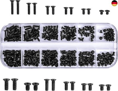 Chstarina 240 Stück M2 M2.5 M3 Laptop Notebook Computer Schrauben Set Computer