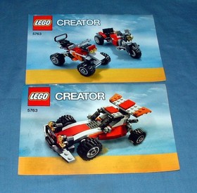 CREATOR, DUNE HOPPER SET 5763 - LEGO - 2011 - USED W/ MANUAL