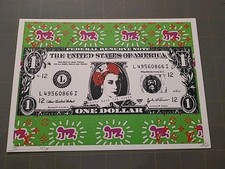 Death NYC 6x8 Signed Graffiti Pop Art Limited Edition. Death Save The Queen