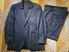 MINT Made In USA J.Press Navy Ivy Style Sack Suit ~46S, 36x31