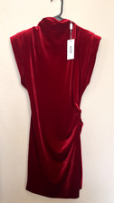 ASTR the label  - ILA Velvet Mini Dress XS Red