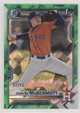 2021 Bowman Chrome Draft Sapphire Green 2/50 Chayce McDermott #BDC-13 xb2
