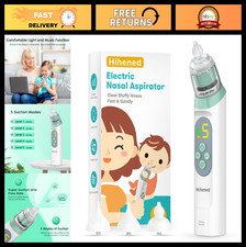 Electric Nasal Aspirator for Babies  Toddlers, Waterproof Nose Cleaner, 3 Tips,