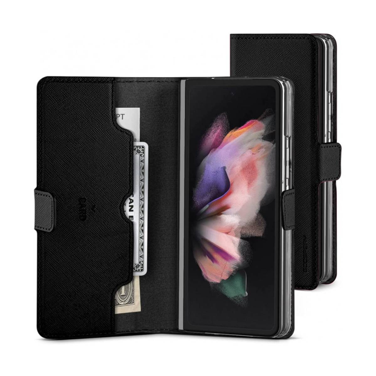 Coque Mercury pour Galaxy Z Fold 3 étui portefeuille pour vos déplacements