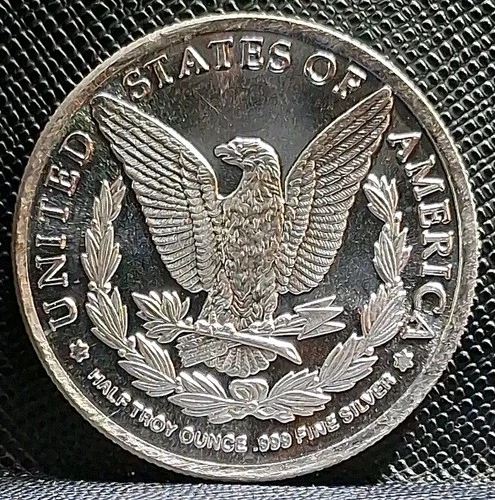 .5 Oz Morgan Silver Round .999 Fine Silver
