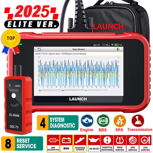 LAUNCH X431 CRP129E OBD2 Scanner Engine ABS SRS AT TPMS SAS EPB Diagnostic Tool - Picture 1 of 12