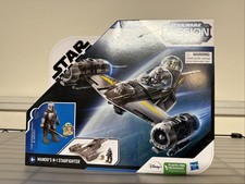 NEW STAR WARS Mission Fleet Mando's N1 Starfighter Grogu & Mandalorian Figure