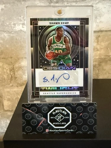 Shawn Kemp 2024-25 Panini Obsidian Twilight Auto /149 #TS-SKS Supersonics