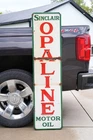 New ListingVintage Porcelain Vertical Sinclair Opaline Motor Oil Gas Gasoline Sign 60x15