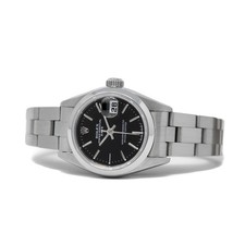 Rolex Lady-Date 26 Steel 69160 Black, Oyster - Pre-owned 2