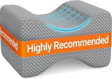 Blisstrends Memory Foam Knee Pillow, Knee Pillow for Side Sleepers, Leg Pillows