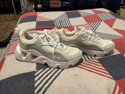 Nike RYZ 365 White Light Gray Mesh Synthetic Sneaker Low Top CU4874-105