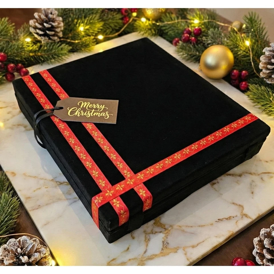 Juego de ajedrez de mármol hecho a mano: tablero de ajedrez de 12" ajedrez y piezas blanco y negro, caja de regalo Foto 4 de 4