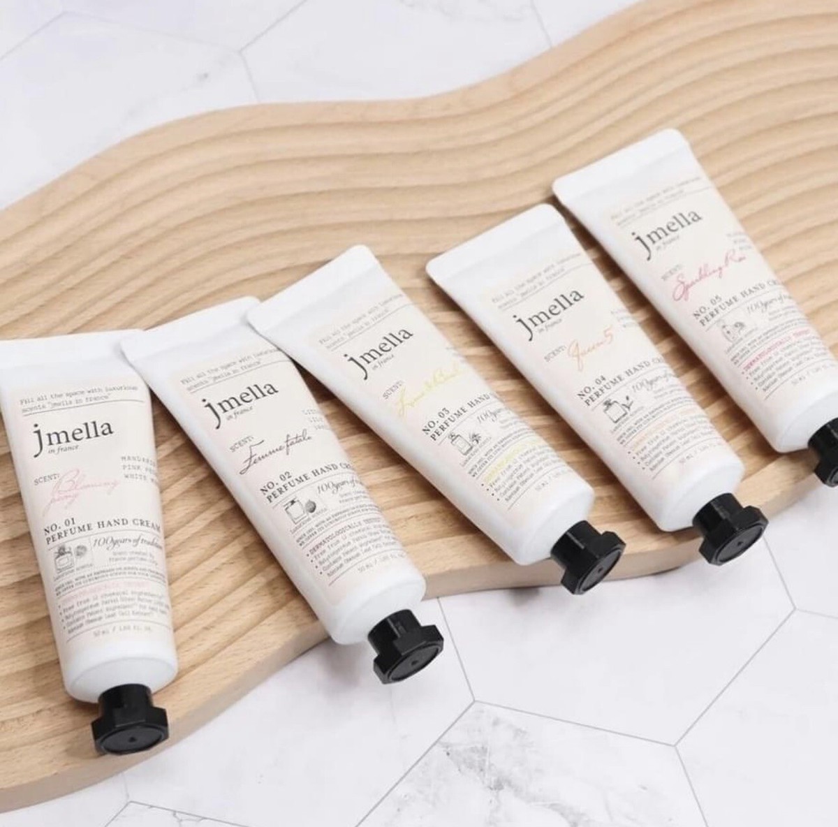 Jmella Signature Perfume Hand Cream Set 50ml x 5pcs Anti Aging