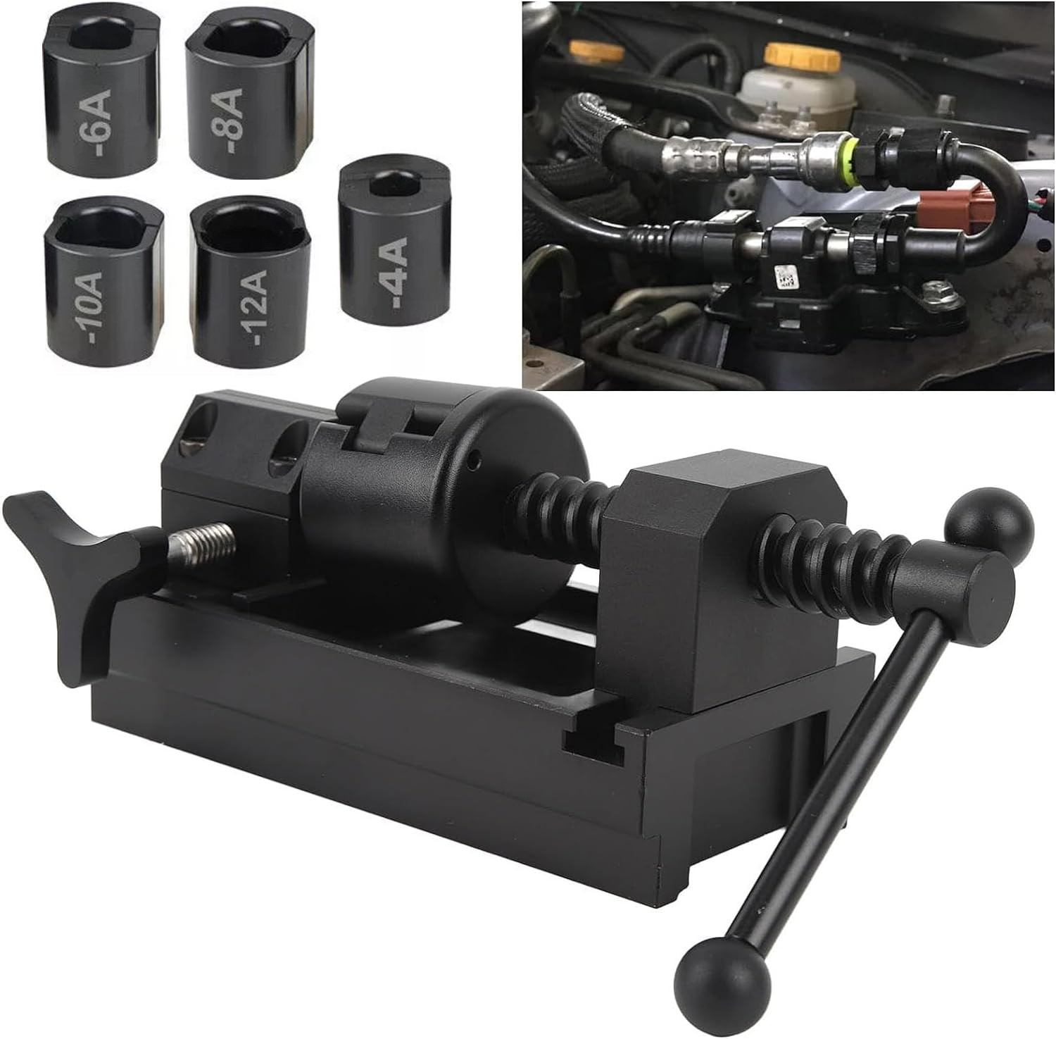 AN4-AN12 Fuel Line Fittings Installation Tool Fuel Hose Repair Tool Kit