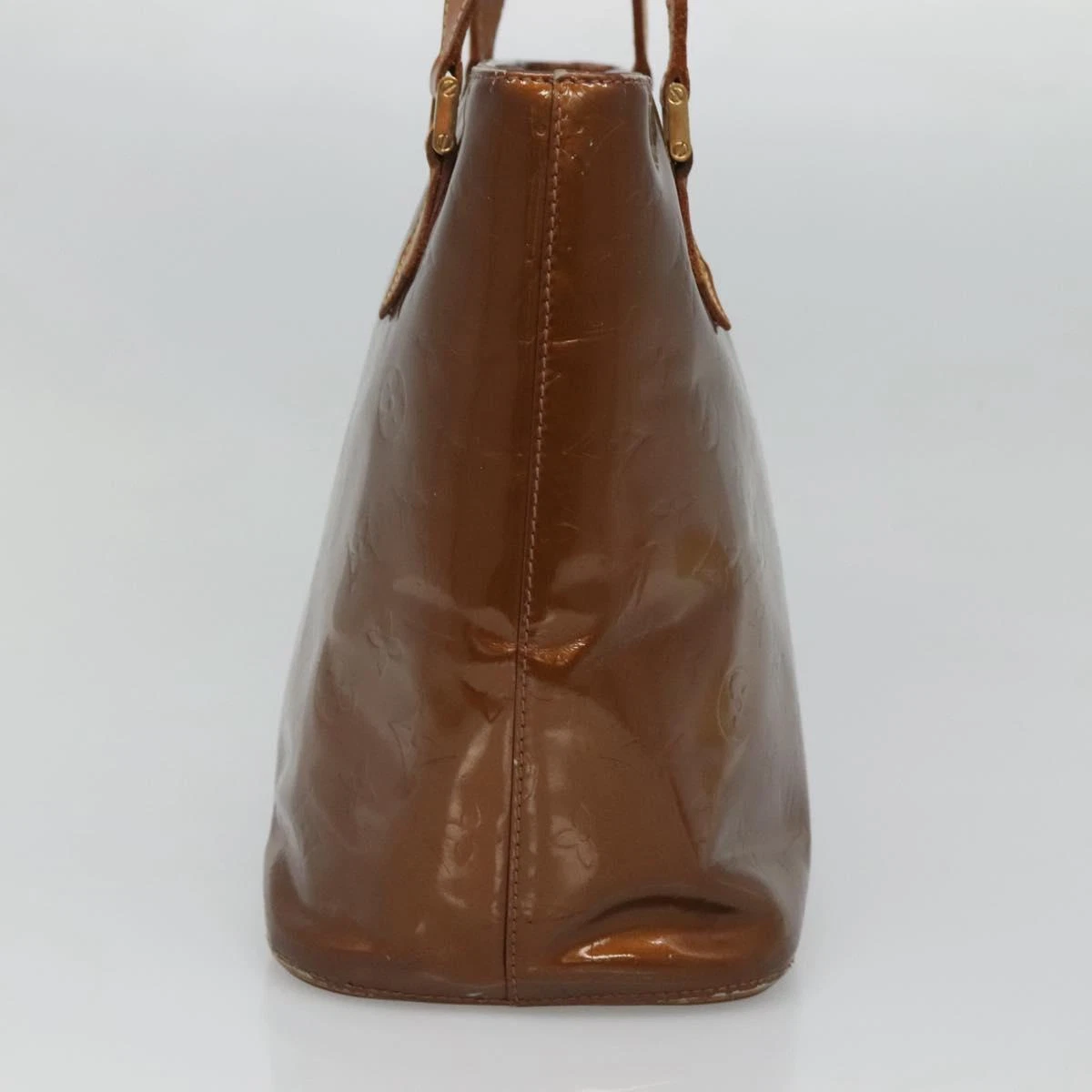 LOUIS VUITTON（LV） Borsa a mano Louis Vuitton Monogram Vernis Houston bronzo M91122 LV originale kk480