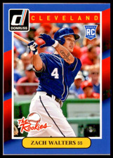 2014 DONRUSS THE ROOKIES #91 ZACH WALTERS CLEVELAND GUARDIANS/RC