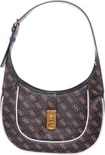 Guess Maimie 4G Logo Hobo Bag Chain Strap Womens Bag In Brown