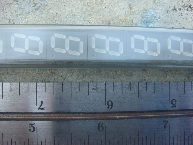 LOT 25 RED 0.4" 7-seg LED Displays --  AGILENT HDSP-F101-EF000 -- New and Unused - Image 4 of 4