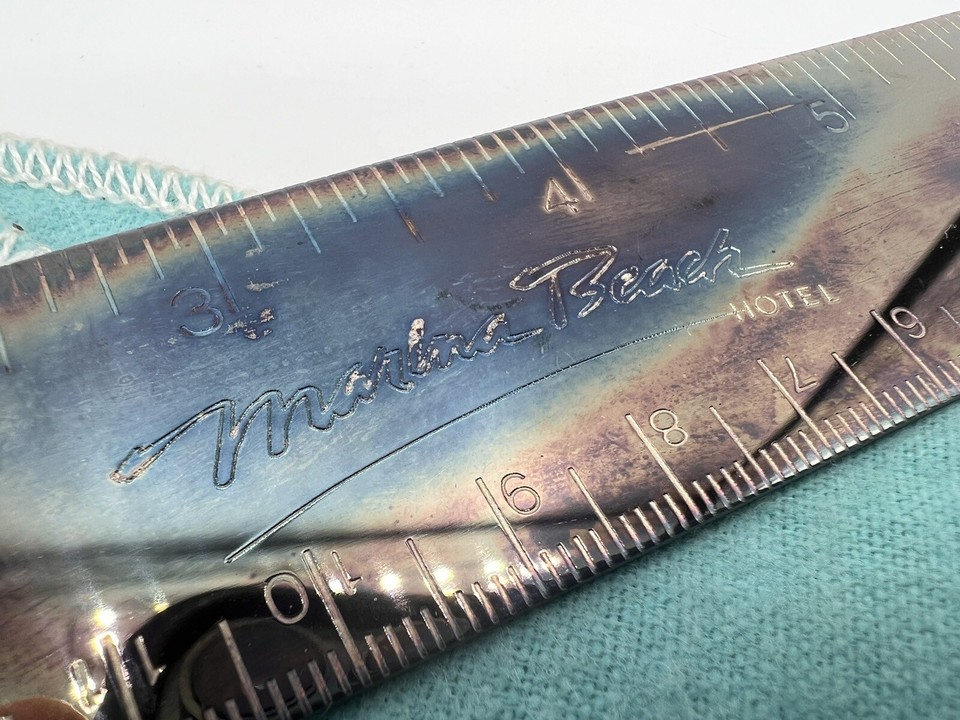 Tiffany & Co 7 inch Ruler Novelty Desk Accessory Silverplate American ...