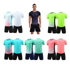 Mens Tracksuit Basketball Sportwear Exercise Sports Set Boys Jersey Uniform