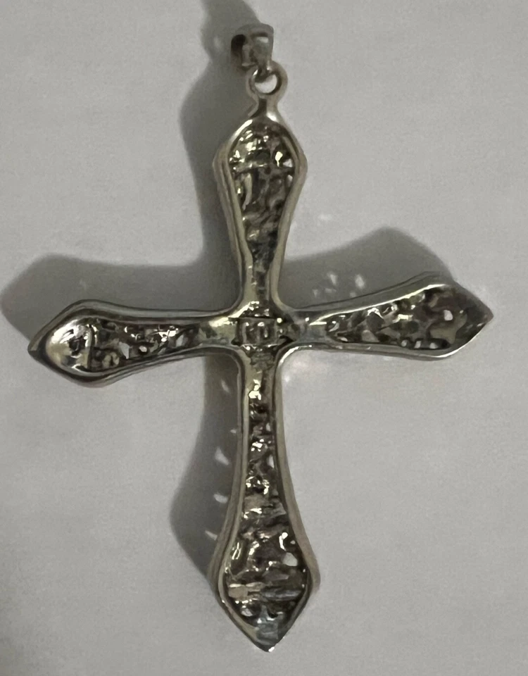 Colgante Cruz Cristal Angelina Premier Designs 2" X 2 1/2" Excelente Estado Foto 2 de 2