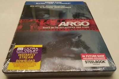 Argo STEELBOOK Future Shop Exclusive (Blu-ray, Canada) Ben Affleck