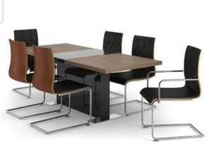 Harveys Vieux dining table with 4 