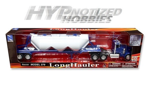 NUOVO RAY 1:32 PETERBILT 379 PNEUMATICO A SECCO CAMION LUNGO RAGGIO SS-10583 - Foto 1 di 2