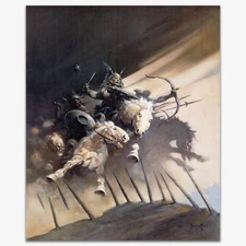 Vintage Print 123- The Huns