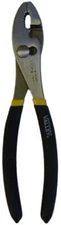 8" Slip Joint Pliers with Rubberized Cushion Grip