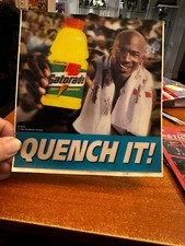Michael Jordan 1994 Gatorade Quench It! 3D Sticker Store Display Chicago Bulls