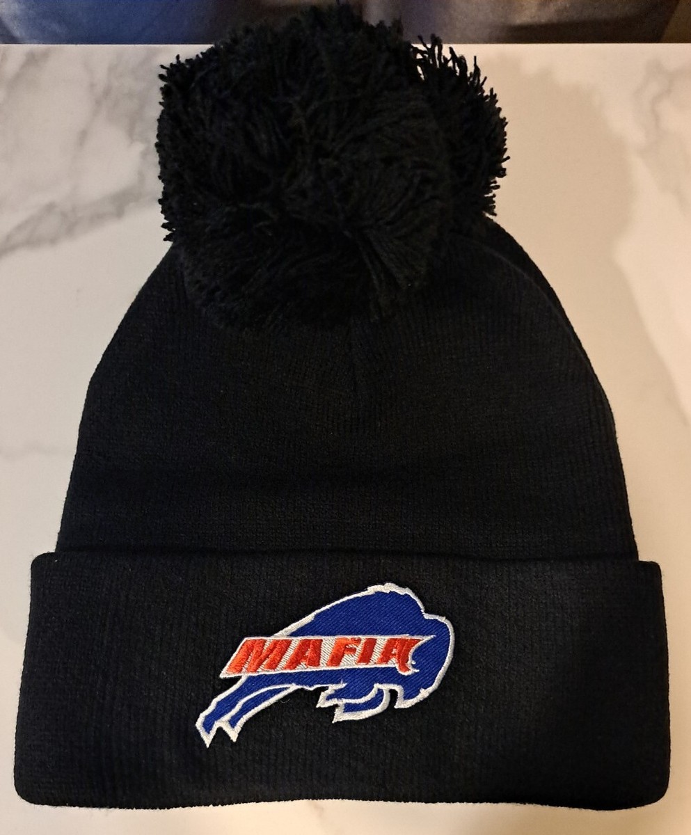 Buffalo Mafia Black Winter Hat Beanie