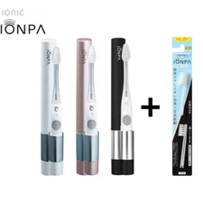 Sonic Vibration Ionic Toothbrush IONPA – Home & Travel Use + 2 Replacement Brush