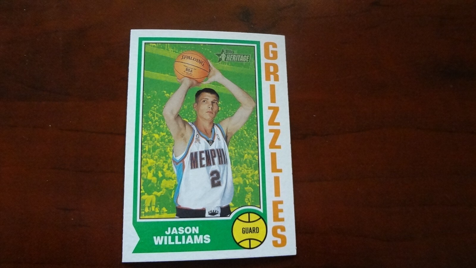2001-2002 TOPPS HERITAGE # 183 JASON WILLIAMS  BASKTEBALL CARD