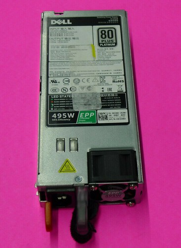 Alimentation Dell 495W - Modèle D495E-S1 / DPS-495BB Pour Serveurs R730, R730XD, R630
