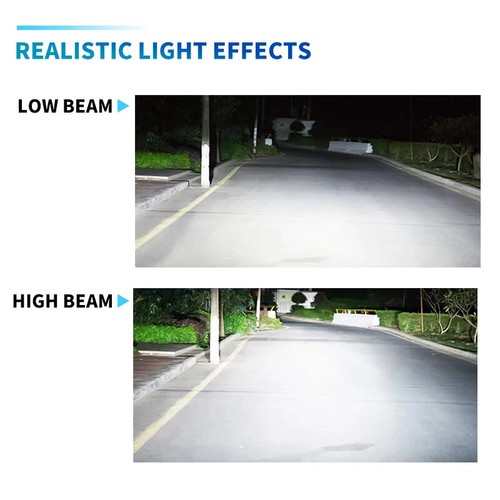 Con Lente 100W/Par H11 9005 9006 Lentes Proyector Alto/Bajo Haz Canbus Bombillas LED - Imagen 5 de 9