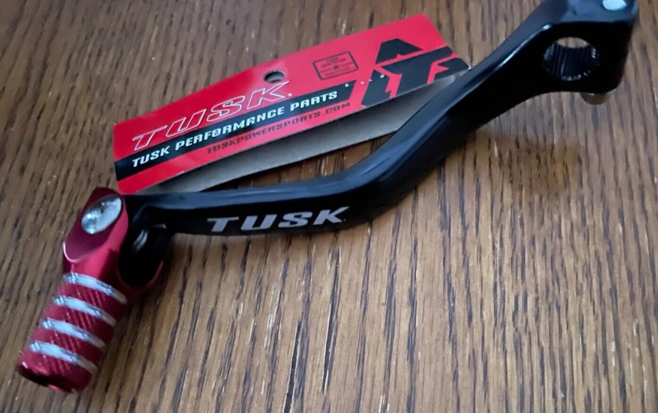 Palanca de cambios Tusk 1993-2007 Honda CR250R CR 250R motor palanca de cambios pedal rojo Foto 3 de 4