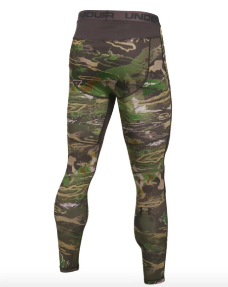 UNDER ARMOUR Mid Season Reversible Wool Base Camo Leggings Ridge