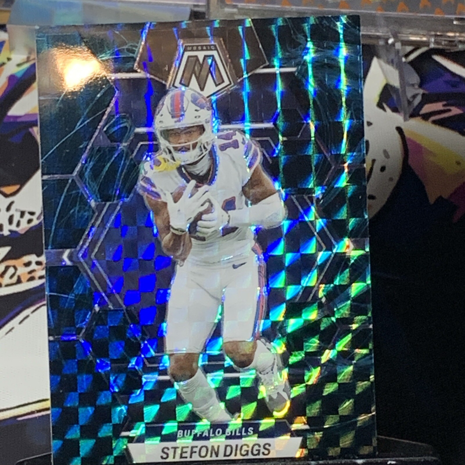 2023 Panini Mosaic - Genesis Mosaic Prizm #22 Stefon Diggs