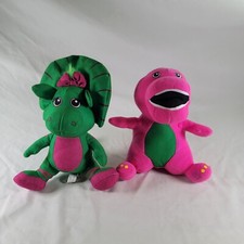Barney And Baby Bop 6" Toy Factory Plush Lot