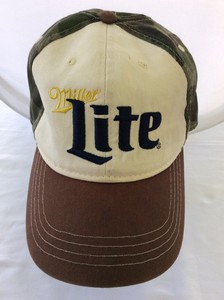miller lite camo hat